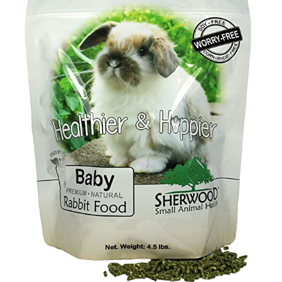 Sherwood baby rabbit food pellets